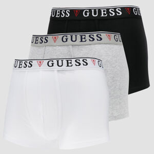 GUESS M 3Pack Boxer černé / melange šedé / bílé