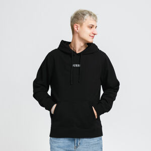 Mikina GUESS M Eco Roy Embroidered Logo Hoodie Black
