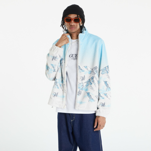 Podzimní bunda GUESS Maxi Print Jacket Blue / White