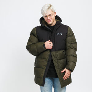 Pánská zimní bunda Helly Hansen Active Puffy Long Jacket černá / tmavě olivová