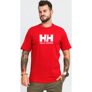 Tričko s krátkým rukávem Helly Hansen Logo T-Shirt červené / bílé