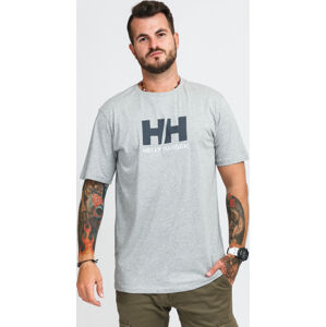 Tričko s krátkým rukávem Helly Hansen Logo T-Shirt šedé