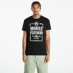 Tričko s krátkým rukávem Horsefeathers Jack T-Shirt Black