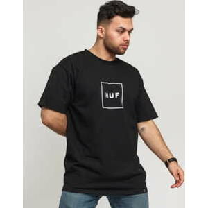 Tričko s krátkým rukávem HUF Essentials Box Logo Tee černé