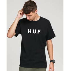 Tričko s krátkým rukávem HUF Essentials OG Logo Tee černé