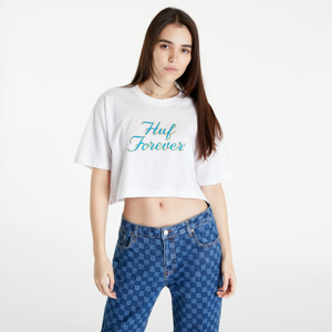 Dámské tričko HUF Forever S/S Crop Tee White