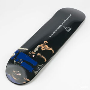 Skateboard HUF X Pleasures Gang Control Deck black