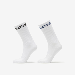Ponožky Hugo Boss 2-Pack of Short Logo Socks In Cotton Blend Bílé