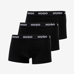 Hugo Boss 3-Pack Of Logo-Waistband Trunks Černé