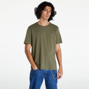 Tričko s krátkým rukávem Hugo Boss Loungwear Contrast Logo T-Shirt Zelené