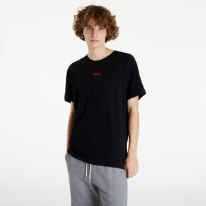Tričko s krátkým rukávem Hugo Boss Relaxed-Fit Linked T-Shirt Black