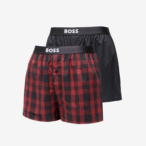 Hugo Boss Woven Boxer Shorts 2-Pack Black
