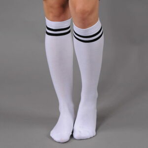 Ponožky Urban Classics Ladies College Socks bílé / černé