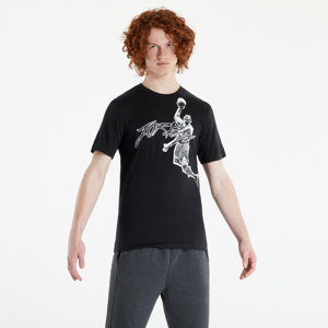 Tričko s krátkým rukávem Jordan Dri-Fit černé