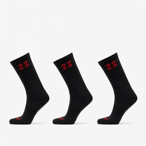 Ponožky Jordan ESSENTIALS CREW SOCKS (3 PAIRS) černé