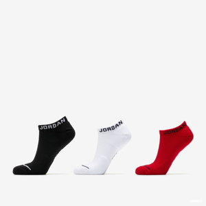 Ponožky Jordan Everyday Max NS 3Pack červené / bílé / černé