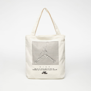 Cestovní tašká Jordan Jumpman-x-Nike-Tote Bag Natural Canvas krémová