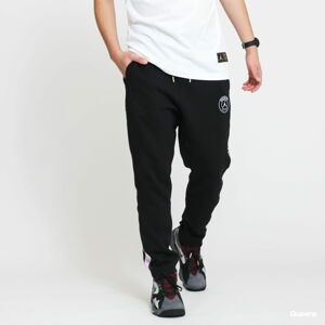 Tepláky Jordan M J PSG Fleece Pant černé / bílé / vínové