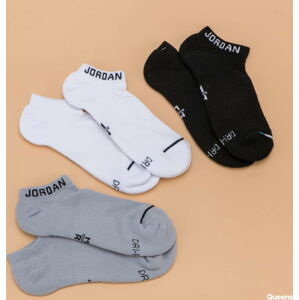 Ponožky Jordan U J Everyday Max NS 3Pack černé / bílé / šedé