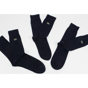 Ponožky LACOSTE Cotton Blend Sock 3-Pack navy