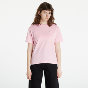 Dámské tričko LACOSTE Crew Neck Premium Pink