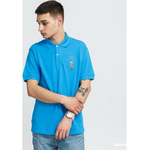 Polo tričko LACOSTE Men’s Lacoste x Polaroid Coloured Crocodiles Classic Fit Polo Shirt modré