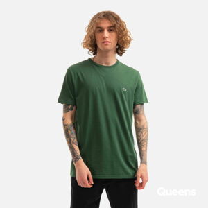 Pánské tričko LACOSTE PIMA Cotton zelené