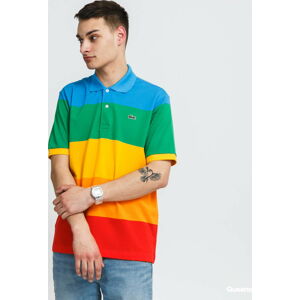 Polo tričko LACOSTE Polaroid Colour Striped Classic Fit Polo Shirt multicolor