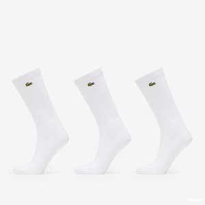 Ponožky LACOSTE Socks 3-Pack bílé