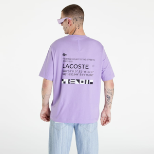 Tričko s krátkým rukávem LACOSTE T-shirt Purple