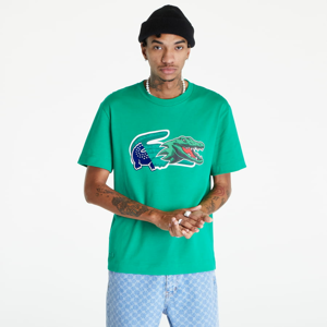 Tričko s krátkým rukávem LACOSTE Tee-shirt & turtle neck shirt Fluorine Green