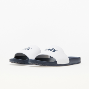 Pantofle Levi's ® June Poster Slide Sandal Blue/ White
