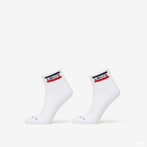 Ponožky Levi's ® Mid Cut 2-Pack Socks bílé