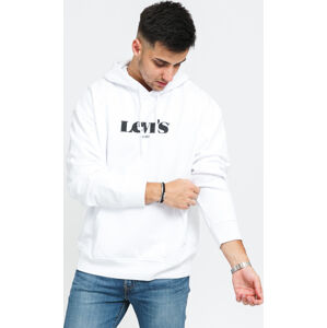Mikina Levi's ® Relaxed Graphic Hoodie bílá