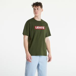 Pánské tričko Levi's ® SS Relaxed Fit Tee tmavě zelená