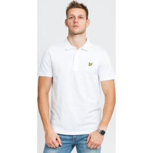 Polo tričko Lyle & Scott Plain Polo Shirt bílé