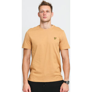 Tričko s krátkým rukávem Lyle & Scott Plain T-shirt světle hnědé