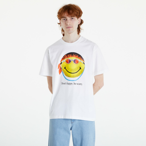 Pánské tričko Market Smiley Don´t Happy Be Worry bílé