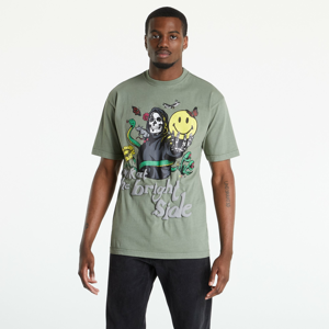 Pánské tričko Market Smiley Look At The Bright Side T-shirt zelené