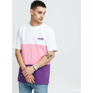 Tričko s krátkým rukávem Mass DNM Zone Tee bílé / růžové / fialové