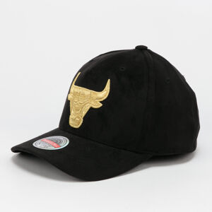 Snapback Mitchell & Ness Black Suede Classic Red Bulls Black / Gold