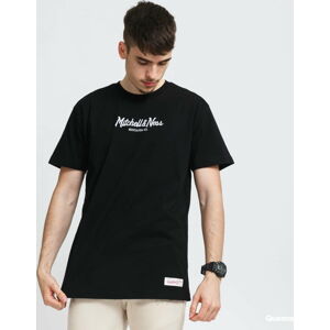 Tričko s krátkým rukávem Mitchell & Ness Branded Pinscript Tee černé