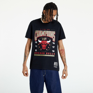 Pánské tričko Mitchell & Ness Last Dance Bulls 6x Champs Tee 2 černá