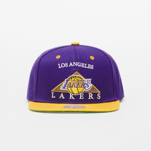 Snapback Mitchell & Ness Monument Lakers Snapback Fialová/ Žlutá