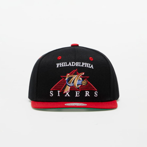 Snapback Mitchell & Ness Monument Snapback Sixers Black / Red