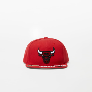 Snapback Mitchell & Ness NBA Front Face Snapback Bulls Cap Red