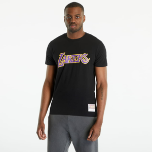 Tričko s krátkým rukávem Mitchell & Ness NBA Team Logo Tee Lakers Black