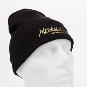 Kulich Mitchell & Ness Pinscript Cuff Knit černý / zlatý