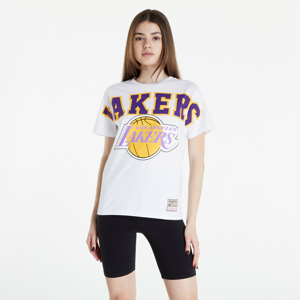 Dámské tričko Mitchell & Ness Womens Logo SS Tee Los Angeles Lakers bílé