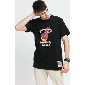 Tričko s krátkým rukávem Mitchell & Ness Worn Logo Tee Miami Heat černé